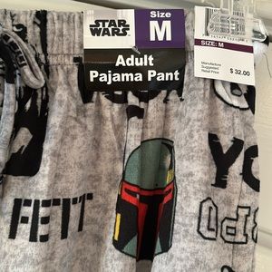 NWT Disney Star Wars Pajama Pants Size Medium